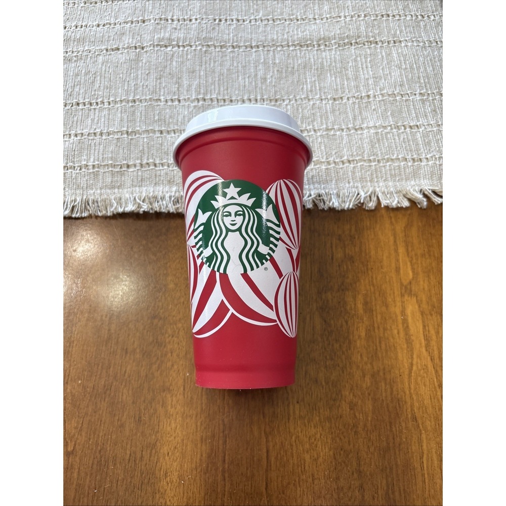 Starbucks Christmas 2024 Red Cup Day 16oz Xmas Holiday New Reusable Coffee